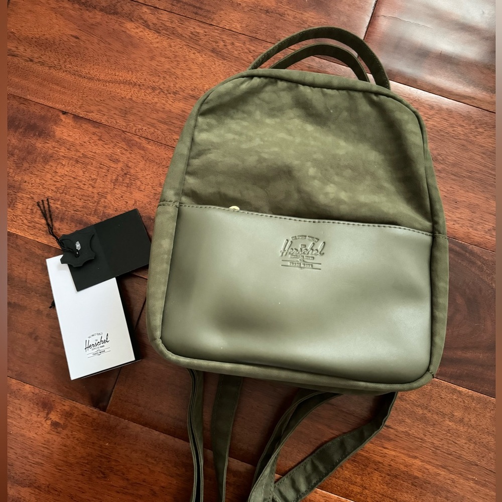Herschel Orion mini backpack ivy green! New with tags!